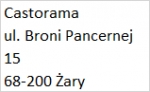 Castorama  ul. Broni Pancernej 15  68-200 Żary